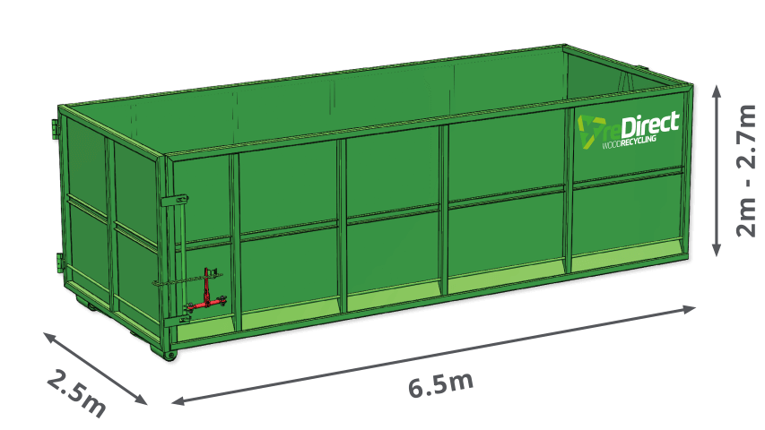 25 - 30m Pallet & Timber Waste Bin